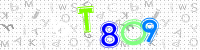 Blue Captcha Image