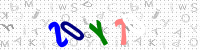 Blue Captcha Image