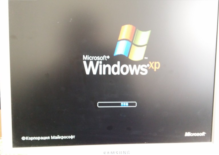 Установка windows xp зависает на 34 минуте