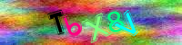 Blue Captcha Image