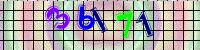 Blue Captcha Image